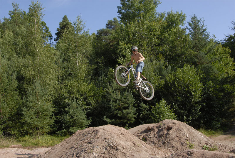 Premiers ride au nouveau trail des Trois Epis